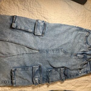 Wild Fable Light Blue Cargo denim skirt